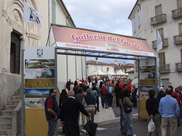 L'ingresso alla Galleria del gusto